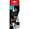 Faber-Castell - Juodas Edition Shake &amp; Paint Acrylic Markers Set of 2 (Juodas and Baltas) (285503)