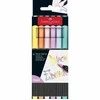Teptukiniai rašikliai Faber-Castell Juodas Edition, pastelinių 6 spalvų