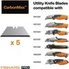 Fiskars CarbonMax Ašmenys universaliam peiliui 5 vnt., 1027229