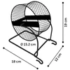 Flamingo - Exercise wheel for hamsters, M - (540058512659)