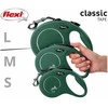 FLEXI pavadėlis šuniui Classic M Tape juostinis 5m, alyvuogių žalia
