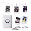 Skeneris Fuji - Instax mini link 2 w. LED šviesos grandinėlė – molio baltumo