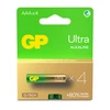 GP Battery GP - Ultra Alkaline AAA baterijos, 24AU/LR03, 1,5 V, 4 vnt. pakuotėje