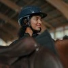Hansbo Sport - Mips Dangaus mėlynumo glossy Riding helmet -S
