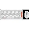 Klaviatūra LOGITECH POP ICON COMBO - OFF Baltas - US INT'L - BT - INTNL-973