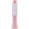 iTotal - Flared Glitter Lamp - Pastel Rožinė - 33.5 cm