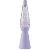 iTotal - Spaceship Glitter Lamp - Pastel Violetinė - 40 cm