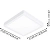 EGLO - Fueva-Z lubinis šviestuvas baltas 21x21 - TW - Zigbee, Bluetooth