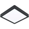 EGLO - Fueva-Z lubinis šviestuvas juodas 21x21 - TW - Zigbee, Bluetooth