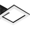 EGLO - Paranday-Z lubinis šviestuvas su kvadratais juodas 47x22,5 - TW - Zigbee, Bluetooth