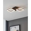 EGLO - Paranday-Z lubinis šviestuvas su kvadratais juodas 47x22,5 - TW - Zigbee, Bluetooth