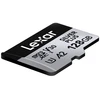 Atminties kortelė Lexar Sidabrinis PLUS | 128 GB | Micro SDXC | Flash atminties klasė 10