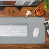 Pelės kilimėlis LOGITECH Desk Mat Studio Series, Pilkos spalvos
