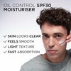 L'Oréal Paris Men Expert Derma Control dieninis kremas SPF 30, 40 ml