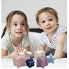 Magni - Silicone Stacking Tower w. Star Shaped Boxes (5548)