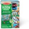 Dėlionė Melissa &amp; Doug - Grindų dėlionių ir žaidimų rinkinys Lenktynių trasa (806125)
