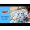 Dėlionė Melissa &amp; Doug - Grindų dėlionių ir žaidimų rinkinys Lenktynių trasa (806125)