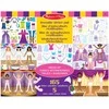 MELISSA &amp; DOUG Daugkartinio naudojimo lipdukų knygelė „Aprenk mane“