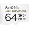 Atminties kortelė SanDisk Max Endurance microSDXC 64GB Class 10 U3 + Adapter