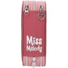 Miss Melody - Trigubas Pieštukas Dėklas LED - Rūdžių spalvos