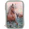 Miss Melody - Triple Pieštukas Case ROMANTIC FIELDS - Glittery Sage-Žalias