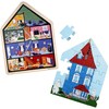 Dėlionė Moomin - Puzzle 19 Pcs Wooden Framed Puzzle House (800075)