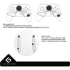 „Nintendo Switch Pro“ valdiklio sieninis laikiklis, pagamintas „FLOATING GRIP®“, juodas