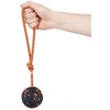 Non-Stop - Ball with rope - Oranžinis/juodas - 7cm
