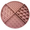 Nordic paws - Lickmat Round - Raudona - 21x21cm