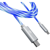 Oniverse „Micro USB“ įkrovimo laidas su LED, 2 metrai – baltas
