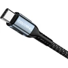 Oniverse USB-C į USB-C 100W greito įkrovimo laidas, 2 m – juodas