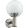 EGLO - Nisia-Z lauko sieninis šviestuvas iš nerūdijančio plieno ir baltas - RGB + TW - Zigbee, Bluetooth