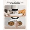 Petlibro - Granary Camera Dvigubas maisto padėklas - Baltas - 5L