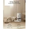 Petlibro – Granary dvigubas maisto padėklas 5L Baltas-Uk&amp;Eu adapteris (PL-AF006-93W)
