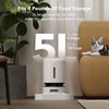 Petlibro - Granary WiFi dvigubas maisto padėklas - Baltas - 5 litrų talpa