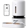 Petlibro - Granary WiFi dvigubas maisto padėklas - Baltas - 5 litrų talpa