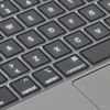 Dėklas Philbert - Keyboard cover Europe MacBook Pro 13” M1-M2 2020/2022 and 16” 2019 - Transparent/Juodas