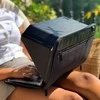 Baseus Philbert - Sun Shade &amp; Privacy Sleeve/Bag Hemp MacBook 15-16'', Juodas