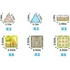 Picasso Tiles Picasso plytelės - ūkio tematikos rinkinys su 8 gyvūnais (26 vnt.) (PTQ27)