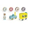 Playmobil – JUNIOR: Pašėlusi spurgų sunkvežimis su krovimo ir rūšiavimo funkcija (71702)