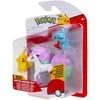 Pokémon - kovos figūrėlių 3 vnt. pakuotė - Pikachu, Gible ir Ponyta (PKW4097)