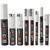 Posca - 8 Nib Size Baltas Set (401618)