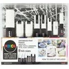 Posca - 8 Nib Size Baltas Set (401618)