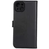 Dėklas RadiCover – Apsauga nuo radiacijos piniginė Veganiška odinė iPhone 15 PLUS Flipcover juoda PU
