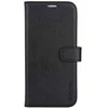 Dėklas RadiCover – Apsauga nuo radiacijos piniginė Veganiška odinė iPhone 15 PLUS Flipcover juoda PU