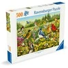 Ravensburger Dėlionė 500 vnt. - Paukščiai pievoje