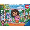 Dėlionė Ravensburger - Dora the Explorer 2x24p (12004199)