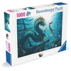 Ravensburger Dėlionė 1000 vnt. - Užburtų gelmių drakonas ir undinės