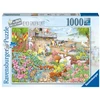 Ravensburger Dėlionė 1000 vnt. - Paplūdimio sodo kavinė