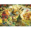 Dėlionė „Ravensburger“ – galvosūkis „Saugokitės mažų kiaulių“, 1000p (12001004)